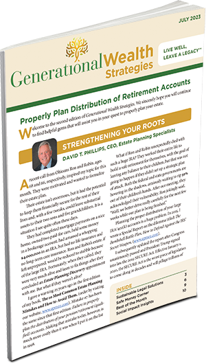 Generational Wealth Strategies (JULY '23) - Newsletter - Digital Download Version